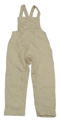 Nové - Béžové melírované laclové tepláky Lupilu