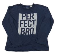 Tmavomodré tričko s nápisom Eat Ants