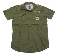 Khaki košile s nášivkou