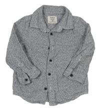 Tmavomodro-bílá melírovaná košile C&A