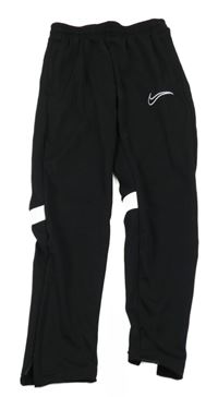 Černé sportovní funkční tepláky s logem Nike