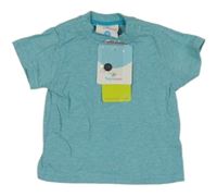 Nové - Azurové melírované tričko Topomini