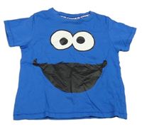 Modré tričko s Keksíkem - Sezamová ulice H&M