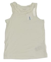 Nové - Smotanový top s volánem LC Waikiki