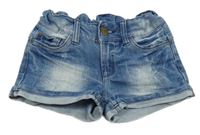 Modré rifľové kraťasy Y.F.K.