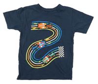 Tmavomodré tričko s formulami Primark