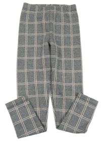 Sivo-čierno-ružové kockované tregíny Tu