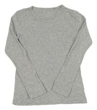 Sivé melírované tričko H&M