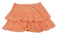 Lososová vrstvená sukňa H&M