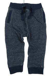 Tmavomodré melírované tepláky M&Co.