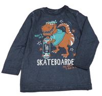 Tmavomodré triko s dinem Kiki&Koko