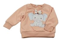 Ružová mikina so slonom