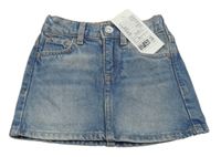 Nové - modrá rifľová sukňa H&M