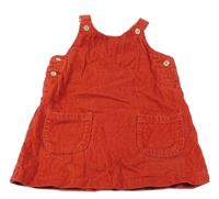 Červené na traké menšestrové šaty Next