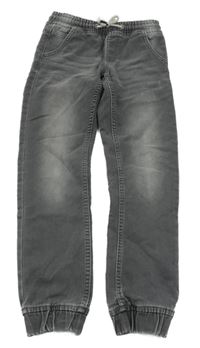 Sivé teplákové cuff rifle Pocopiano