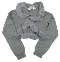Sivé svetrové trblietavé bolerko H&M