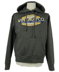 Pánská šedá mikina s potiskem a kapucí Jack&Jones 