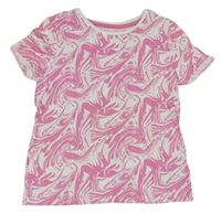 Bielo-ružové tričko Primark