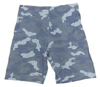 Sivé army elastické kraťasy Primark