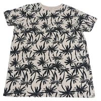 Světlerůžové tričko s palmami Primark
