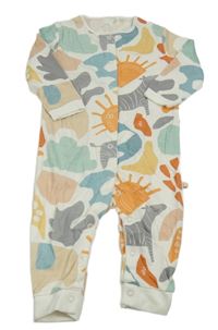 Bílo-barevný vzorovaný overal Next