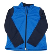 Modro-tmavomodrá športová prepínaci mikina