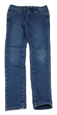 Modré teplákové slim rifle C&A