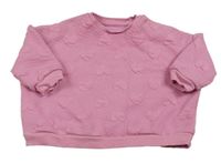 Ružová oversize mikina so srdiečkami George