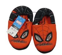 Nové - červeno-čierne papučky so Spidermanem george vel.32
