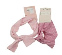 2x čelenka - světlerůžová + ružová s bodkami Name it