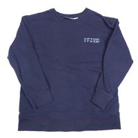 Tmavomodrá mikina s nápisom Pepperts!