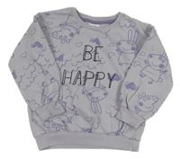 Lila mikina s Peppou a přáteli George