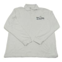 Biele polo tričko s nápisom Fruit of the Loom