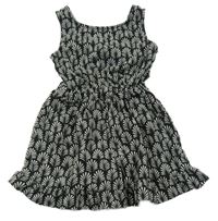 Černo-bílý vzorovaný kraťasový overal Next