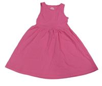 Ružové bavlnené šaty F&F