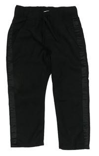Čierne nohavice s pruhmi H&M