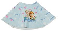 Svetlomodrá kolová sukňa s Frozen Disney