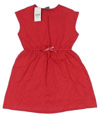 Tmavoružové bavlnené šaty zn. Pep&Co