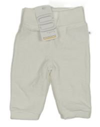 Nové - Biele zamatové nohavice s mráčikmi Staccato