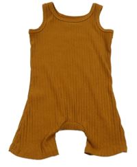 Medové rebrované na traké kraťasy