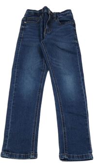 Tmavomodré skinny rifle Next