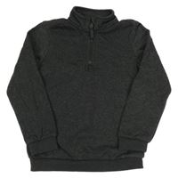 Tmavosivá mikina s rolákom Tu