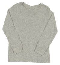 Sivé melírované tričko H&M