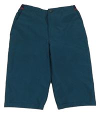 Tmavozelené šusťákové sportovní kraťasy Decathlon