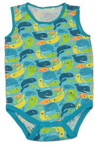 Modré body s velrybami Liegelind