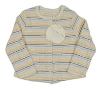 Nové - Farebná pruhovaná prepínaci mikina Leigh Tucker