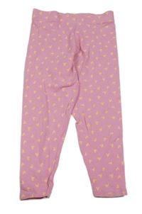 Ružové legíny so srdiečkami Nutmeg