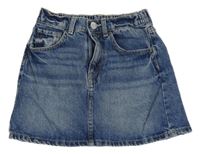 Modrá rifľová sukňa H&M