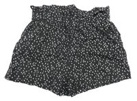 Šedé lehké puntíkaté kraťasy H&M