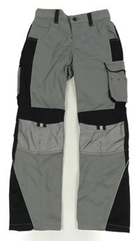 Sivo-čierne cargo pracovní rifle TopCraft